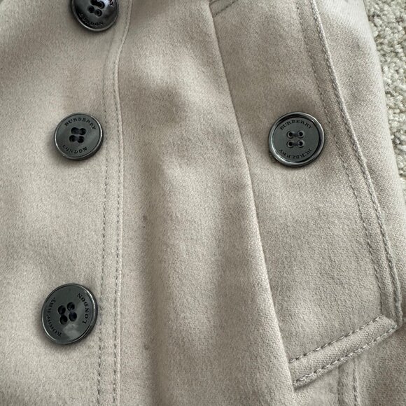 Burberry London Littleton Wool Trench Coat - Picture 8 of 10